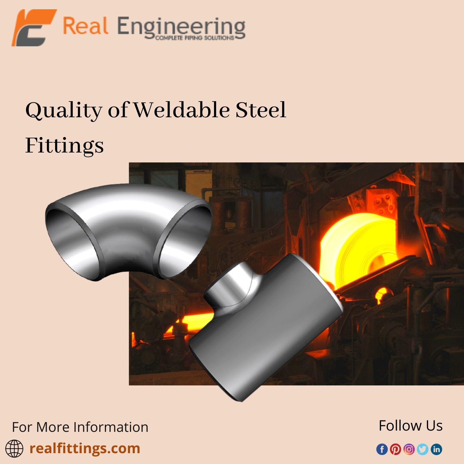 Weldable steel fittings